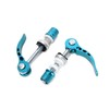 2pcs Bicycle Seatpost Binder Bolt,Blue Quick Release Bolt M6 x