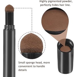 Hairline Powder Stick Cubre Raíces Capilar, Marrón claro | Instantáneo, Impermeable, Larga Duración, Para Cabello Fino, Corrector de Raíces