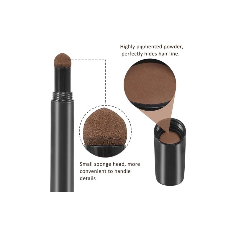 Hairline Powder Stick Cubre Raíces Capilar, Marrón claro | Instantáneo,