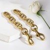 Bamyli 2 Pcs Bag Strap Extender,11.8cm/4.65in Alloy Bag Extender Chain