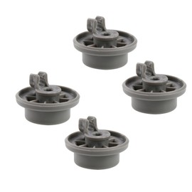 First4Spares Premium Lower Basket Wheel Clips for Bosch, Neff & Siemens Dishwashers - Pack of 4