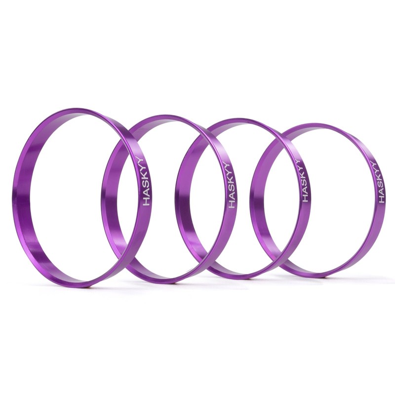 Alurad Shop Z-741726ALU Aluminium Centering ring 4 Silver