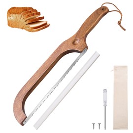 Pranski Bread Knife for Homemade Bread 14.5'' Sourdough Bread Knife, Premium Slicer for Homemade Bread, Baguettes and More Cuts Thin, Ergonomic Handler Premium Sharpness Blade