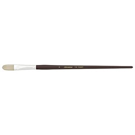 Silver Brush Limited 1103, Silverstone Filbert Brush, Oil Paintbrush, Size 8, Long Handle