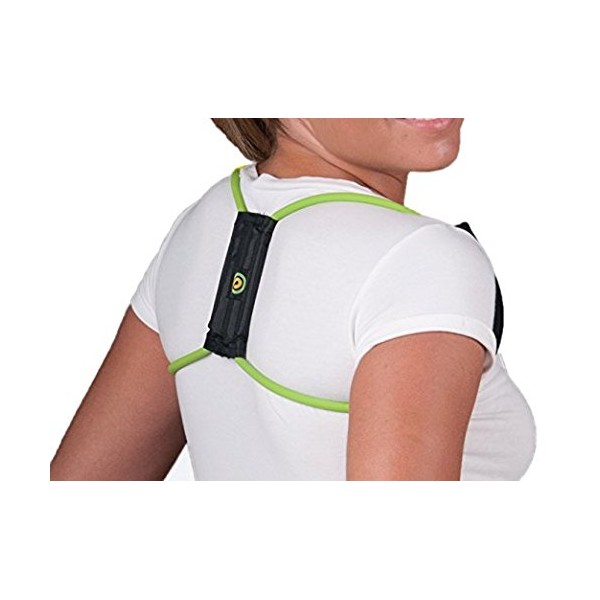 Posture Medic Dynamic Posture Brace for Neck, Upper and Lower Back - Long-Term Posture Correction Tool, Unlike Static Posture Correctors That Just Yank Shoulders Back, Small Plus Strength, Purple