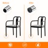 QUARKZMAN Pack of 6 black inserts for round pipes with