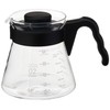 Hario 4977642020955 Einsteigerset Kaffee 4 teilig, Glas, 600 milliliters, schwarz,