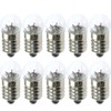 MEETOOT 10pcs E10 Mini Light Bulbs 1.5V 0.3A Physical Electrical