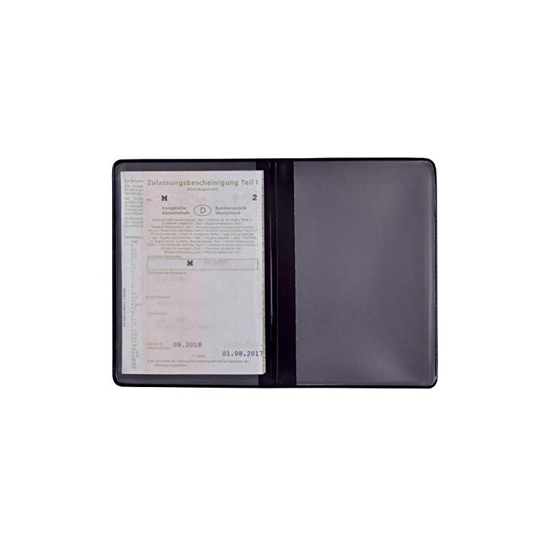 orgaexpert Car Registration Protective Case 2 Compartments Made in Germany