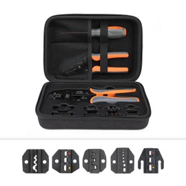 iCrimp Wire Crimping Tool Kit with Wire Stripper and Ratcheting Wire Crimper for Heat Shrink Connectors, Wire Ferrule, Insulated and Non-Insulated Terminals