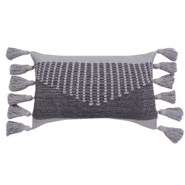 5M House of MV Dallas Set of 2 Cushion Covers | 100% Cotton | Boho Handwoven Pattern with Tassels | Soft & Durable | Machine Washable | Ideal for Sofa, Bed, and Living Room Décor