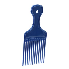 1Pc Blue Salon-Style Hair Pick and Barber Comb - Pick Comb for Curly Hair and Parting Care for Thick Quality Barber Supplies, Styling Tools and Appliances
