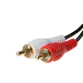 2RCA Male to 2RCA Male Composite Audio Cable, Gold Plated 3ft, 6ft, 10ft, 12ft, 25ft (10FT)