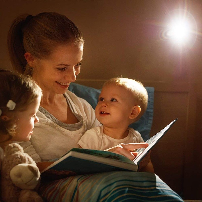 Sun-Rising Rong&LAN Clip lamp,360° Rotation Clip on Lamp Portable Book