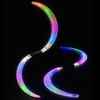POILOVES LED POI Staffs S-Shape with 241 Color Light Modes