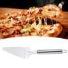 2Pcs Triangular Pizza Cutter, Stainless Steel Multifunctional Spatula for Baking