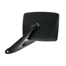 United Pacific 111010 Side View Mirror Rh=Lh, Exterior, Zinc Die Cast, Satin Black Housing and Mounting Arm
