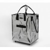 Hulken Large Rolling Tote Bag with Zip Top & Button