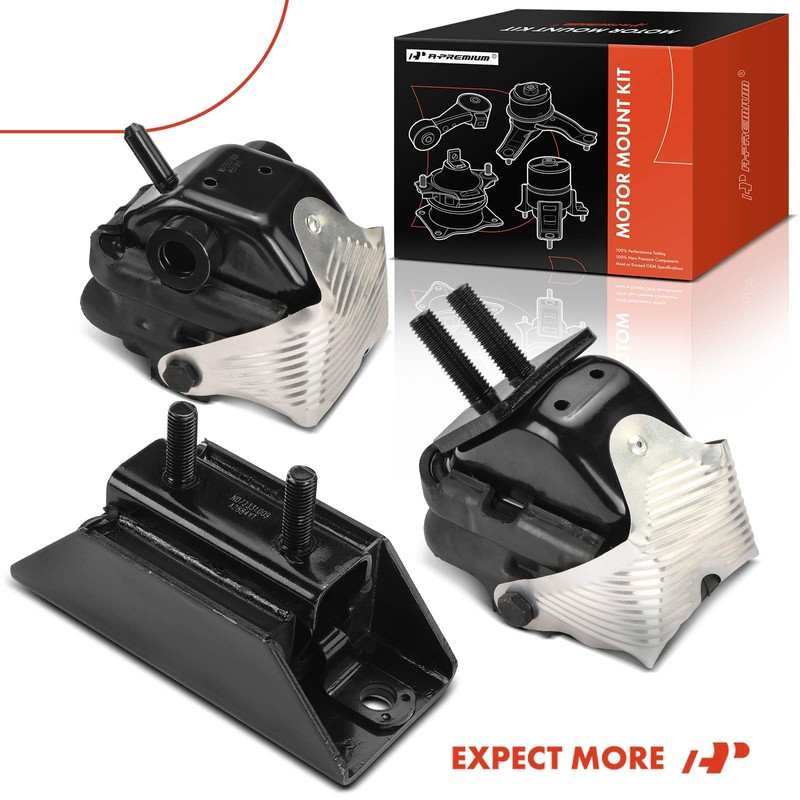 A-Premium 3PCS Engine Motor Mount and Transmission Mount Kit Compatible