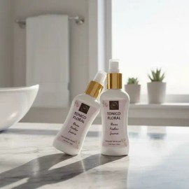 Tónico Floral Facial Rosas Azahar Y Jazmín Artesanal 125ml