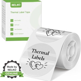PM220 Label Printer Lable Tape, Maker Tape for Graffiti and Business:_50X50 Transparent