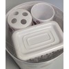 BHP Dots - 4 Piece Plastic Bathroom Set - Cup,