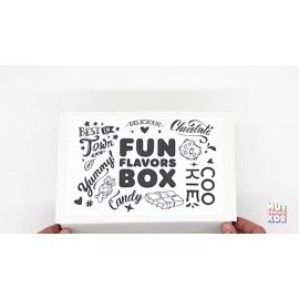 Fun Flavors Box Beef Jerky Nuts Care Package, Low Carb Foods Snack Gift Box, 12 Count