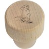 19mm 'Muddy Labrador' Wooden Bottle Stopper/Cork (BS00025905)
