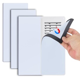 Magnetic Floor Register Vent Covers, 4 x 10 Inch Superior Hold Vent Covers for Home, Air Vent Covers for Sealing Floor, Wall, and Ceiling Registers, RV and HVAC, White
