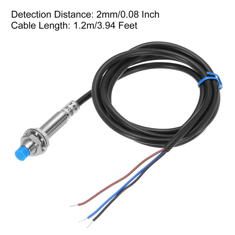 sourcing map M8 Approach Sensor Inductive Proximity Sensor Switch NC