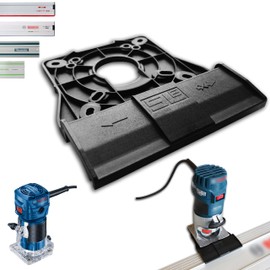 SLE Professional Guide Rail Adapter for Bosch GLF 55-6 / GKF 500/550 for Makita/Bosch/Festool/Mafell Guide Rail Router Edge Milling Adapter