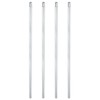 PATIKIL Threaded Extension Rod, 4 Sets 12" M10 x 1mm