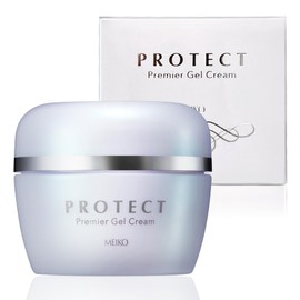 Quasi-drug Medicated Protect Premier Gel Cream 3.5 oz (100 g) | All-in-One Skin Roughness & Acne Prevention (Fragrance-free, Color-Free) [Meiko Cosmetics]