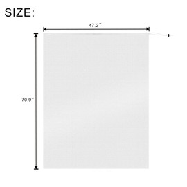 FCIHROSITCE Plant Covers Freeze Protection 47.2" x 70.9" Frost Covers with Zipper Drawstring Frost Cloth Plant Freeze Protection for Winter Outdoor Plants(2 Packs)