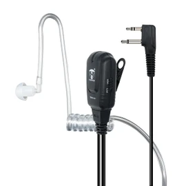 TechSide TSPN-MV 2 Pin Pneumatic Midland Headphone Microphone with VOX | Radios | Compatible with G7 pro M24 M24 Plus M48 M99 G6 XT G7 XTR ICOM | Airsoft Safety Watch