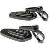 MotorToGo 1 Pair Arrow Black CNC Handlebar Bar End Motorcycle
