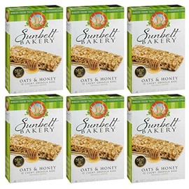 Sunbelt Bakery Oats & Honey Chewy Granola Bars, 60-1.0 OZ Bars (6 Boxes)