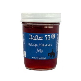 Rafter 7S Holiday Habanero Jelly | 8 oz. | Hand-Picked Peppers | Jalapeno Jelly Spread | M