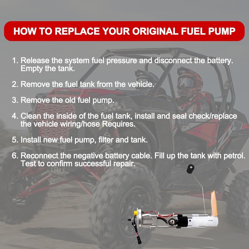 YDYKPOWER 2204306 2520817 Fuel Pump Assembly Modle Compatible with Polaris
