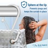Blau Marité 12 Decorative Metal Shower Curtain Hooks, S-Shaped Hooks