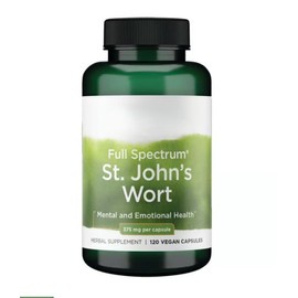 Full Spectrum St.JohnsWort, 375mg, 120 Vegan Capsules