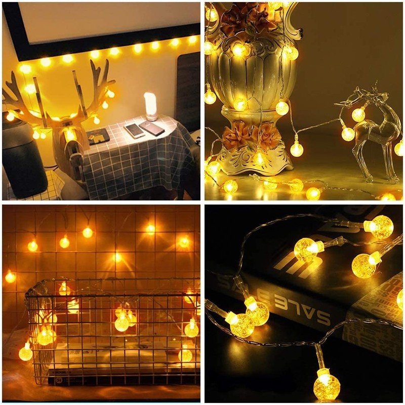 LED Fairy Lights Battery Powered 6 m 40 LEDs Remote