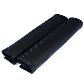 L&P Car Design GmbH 2 Piece Seatbelt Pads Protector Shoulder Pads Genuine Leather