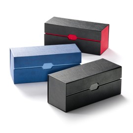 FEFI DUO Hard Case Double Glasses Case for Two Glasses Blue