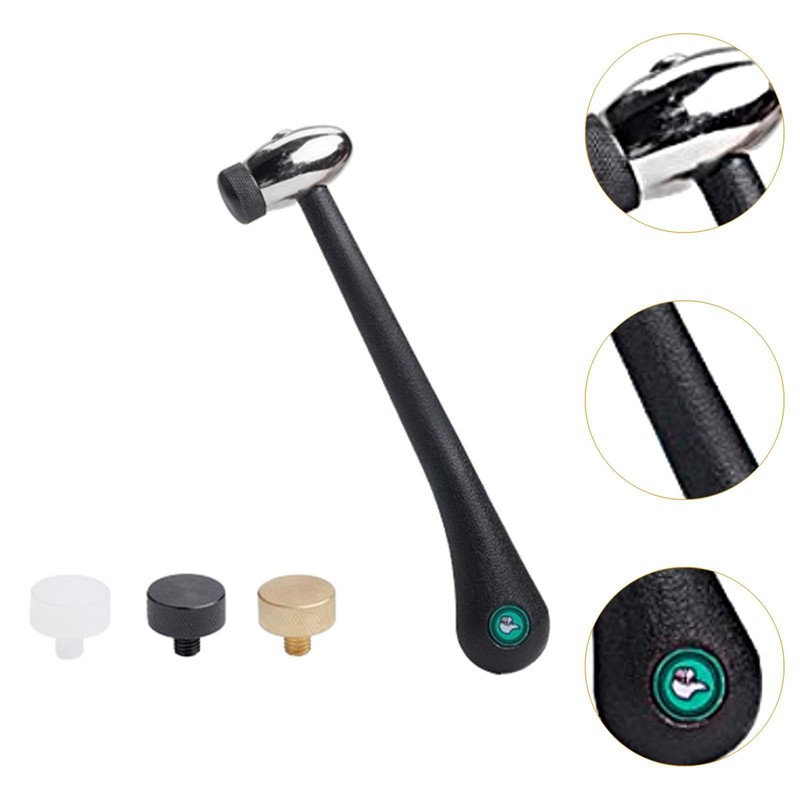 Perfeclan Jewelry Hammer Jewelry Working Tool Professional Metal Stamps Hammer