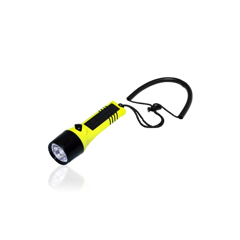 Saekodive Classic LED Dive Light - 500 Lumens Underwater Flashlight