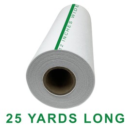 H.B.I. PRODUCTS Medium Weight Fusible White Non Woven - Iron On Interfacing 12" x 25yd for Crafting, Quilting, Sewing, Shirt Plackets, Dresses, Collars, Cuffs and other DIY projects