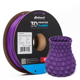 INLAND Micro Center PLA+ 3D Printing Filament 1.75mm - PLA Pro Dimensional Accuracy +/- 0.03 mm - 1kg Cardboard Spool (2.2 lbs) (1 Pack Purple, 1.75mm)