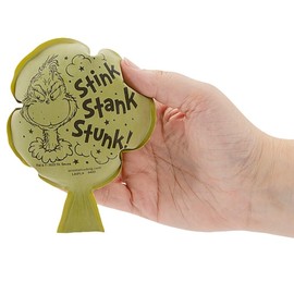 Fun Express Dr. Seuss The Grinch Mini Green Rubber Whoopee Cushion Set, 4" x 5.5" - Perfect for Classroom Prizes, Themed Events, & More