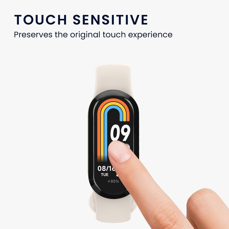 kwmobile Protective Film Compatible with Xiaomi Mi Band 8 Screen